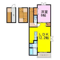 エーデルワイスの物件間取画像